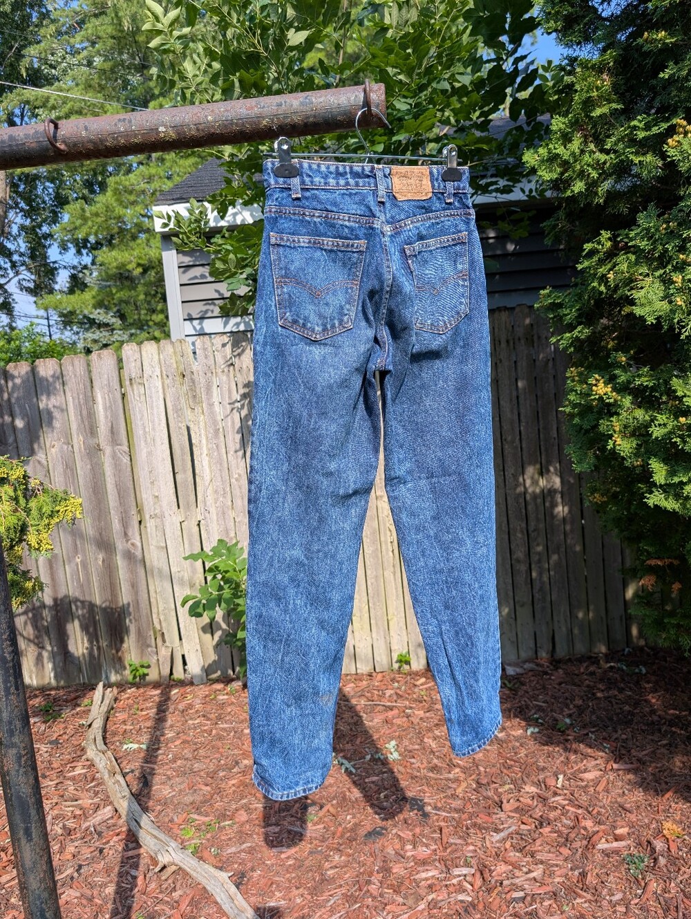 Vintage 1980s Levi's "Student" 100% Cotton Acid Washed Jeans W28 L30 - Picture 2 of 11